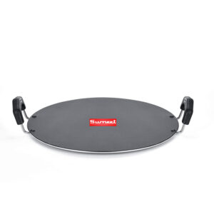 SUMEET Non Stick Aluminium Tawa, 30.5 cm, Silver, 1 Piece
