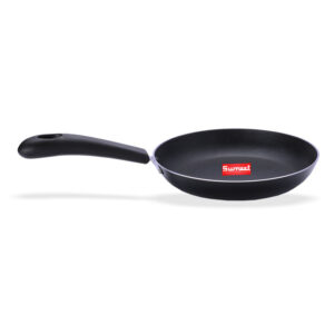 Sumeet Non Stick Aluminium Pan, 20 cm, Black Red, 1 Piece