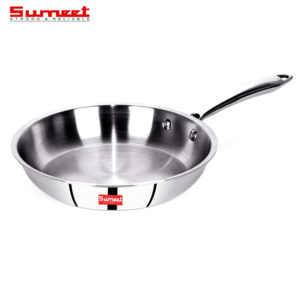 Sumeet Cook Smart TriPly SAS (Steel-Aluminium-Steel - 3 Layers) Fry Pan - 1.4 LTR - 22Cm