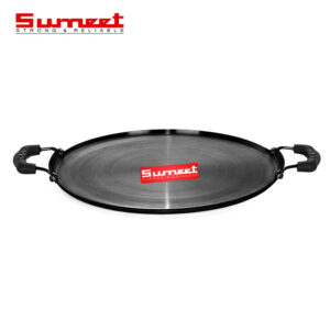 Sumeet Pre Seasoned 2.5mm Thick Iron Dosa Tawa with Double Side Handle ( 27.4cm )